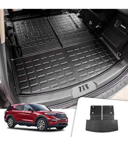 T TGBROS Cargo Mat For Ford Explorer 2020-2025 2026 All