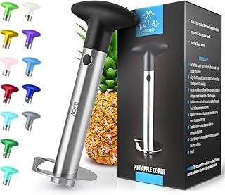 Zulay Kitchen küche Ananas Corer und Slicer Werkzeug - Edelstahl ananasschneider für Easy entkernung & Slicing - super Fast Pineapple Slicer und ausstecher-Tool spart Zeit
