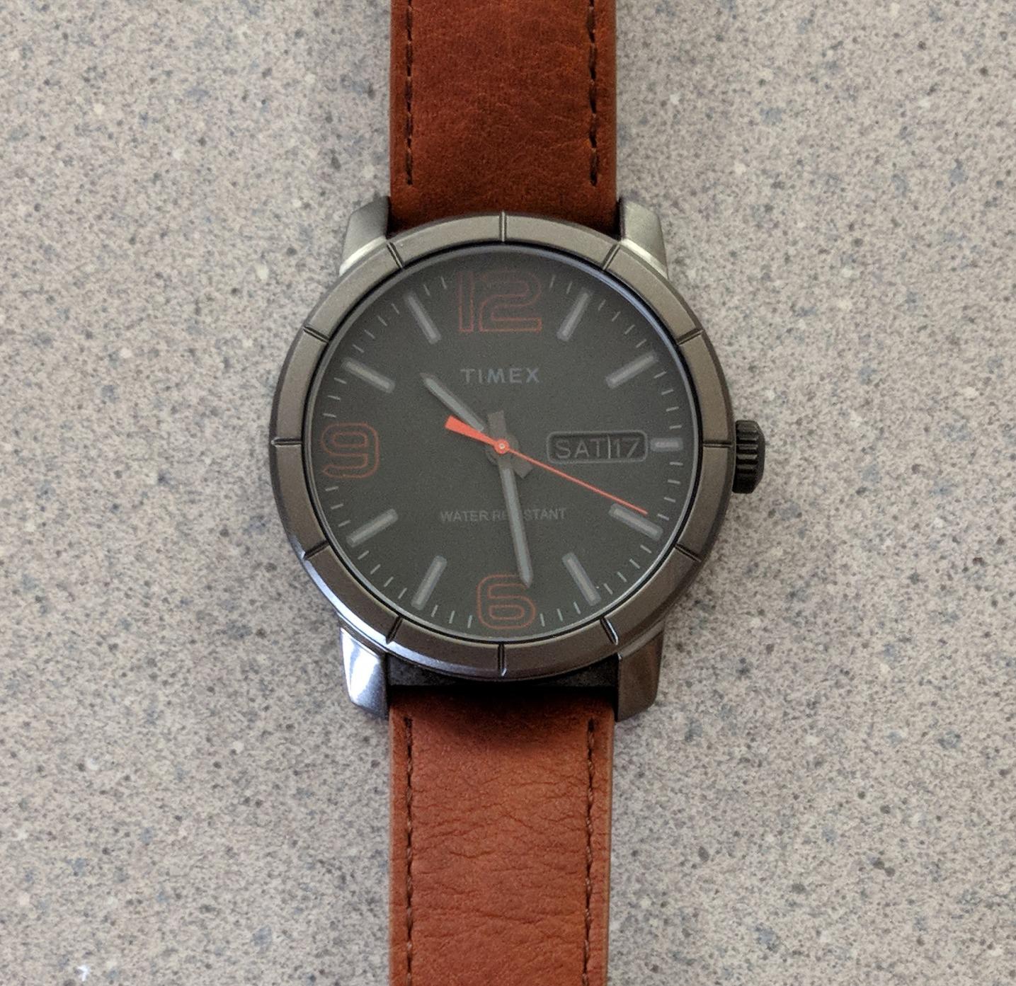 10/mo Finance Timex Men's Mod 44 Leather Strap Watch Buy Now, Pay