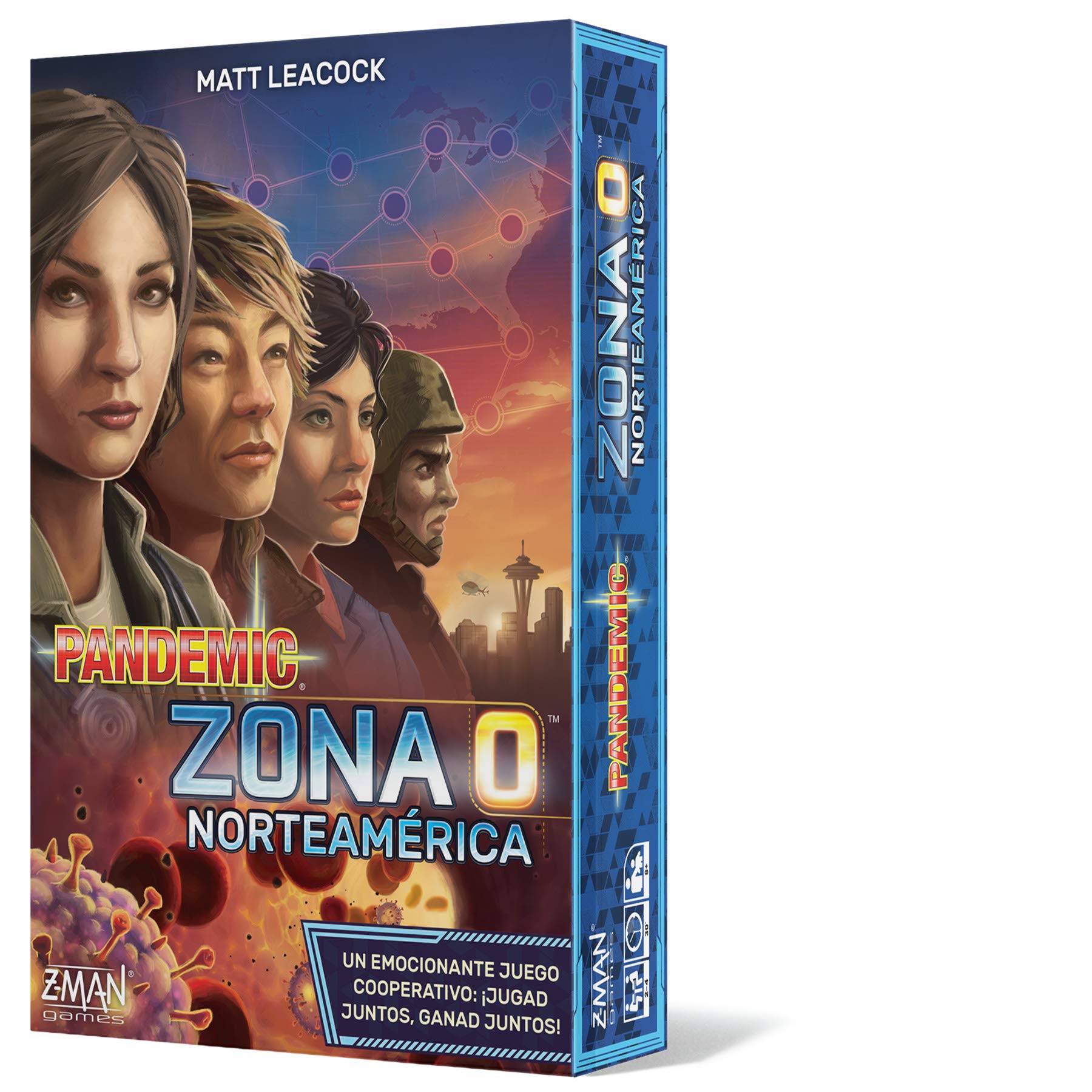 Unbox Now - Pademic Zone 0 - North America - Board Game in Spanish