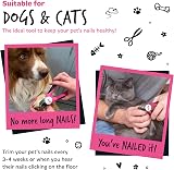 BUGALUGS Dog Cat Nail Clippers with Safety Guard – Ergonomic Stainless Steel view 3