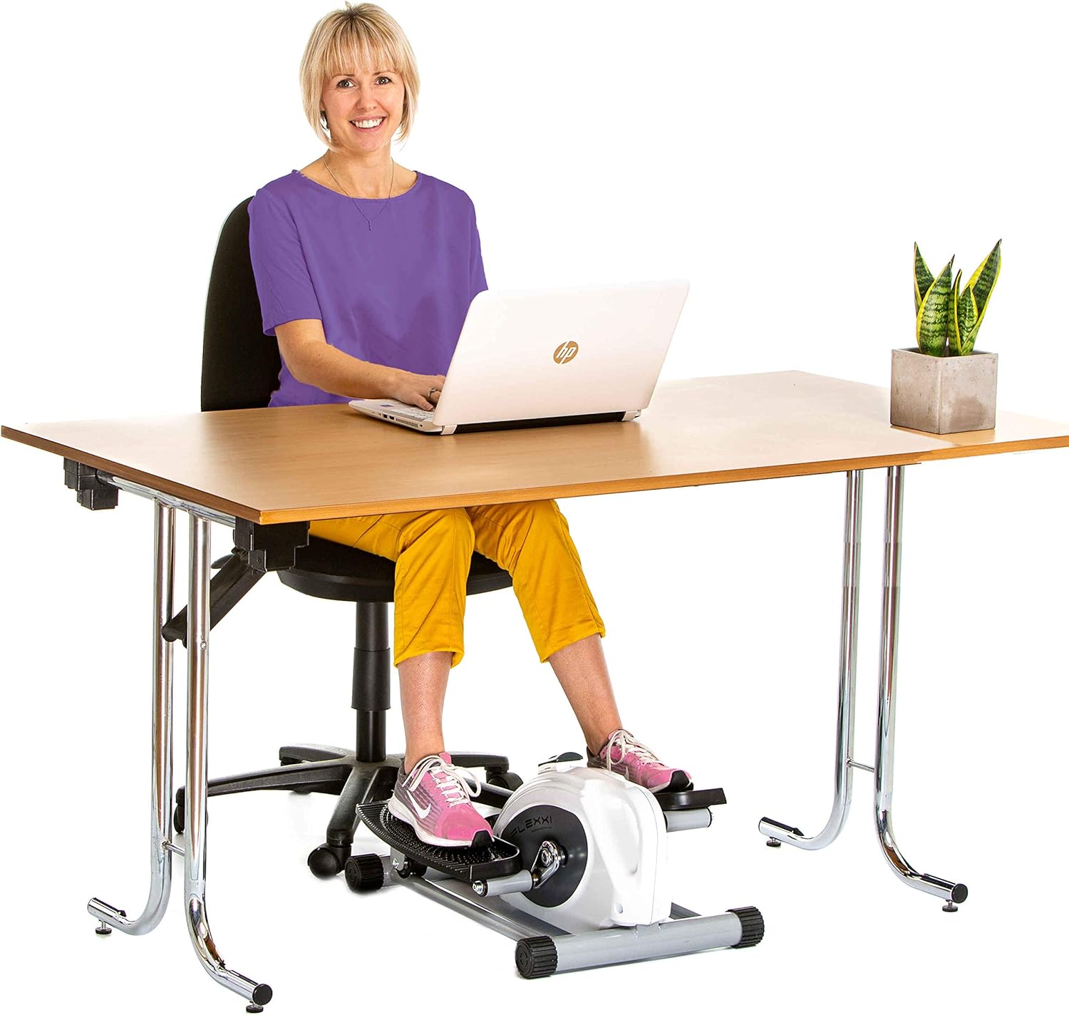 FLEXXI NEW Premium Home Exercise Equipment Under Desk & Stand Up Mini