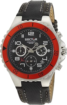 Sector 175 R3271611025 - Reloj de Caballero de Cuarzo, Correa de Textil Color Negro