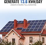 ECO-WORTHY 3400W Solar Power System 13.6kWh/Day Off Grid Kit 20x170W Panels view 2
