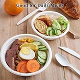 Ask Packaging 50 Pack Bagasse Bowls 240ml 8oz Disposable Compostable view 8