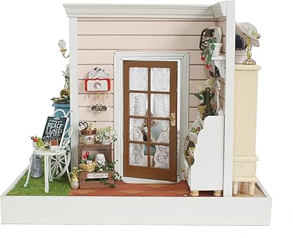 flever dollhouse miniature diy house kit