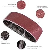 STE BRUAM Sanding Belt 150 x 1220 mm 80/120/150/240/400 grit 5pc set view 3