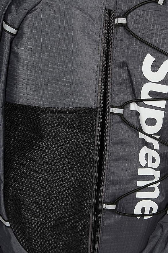 supreme backpack grey