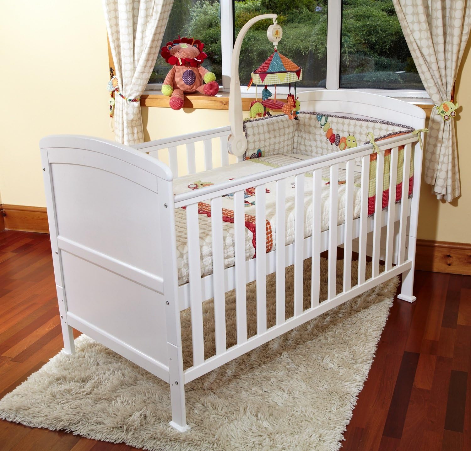 Poppy's PLAYGORUND New Baby Penelope Luxury COT Bed & Safety Sprung