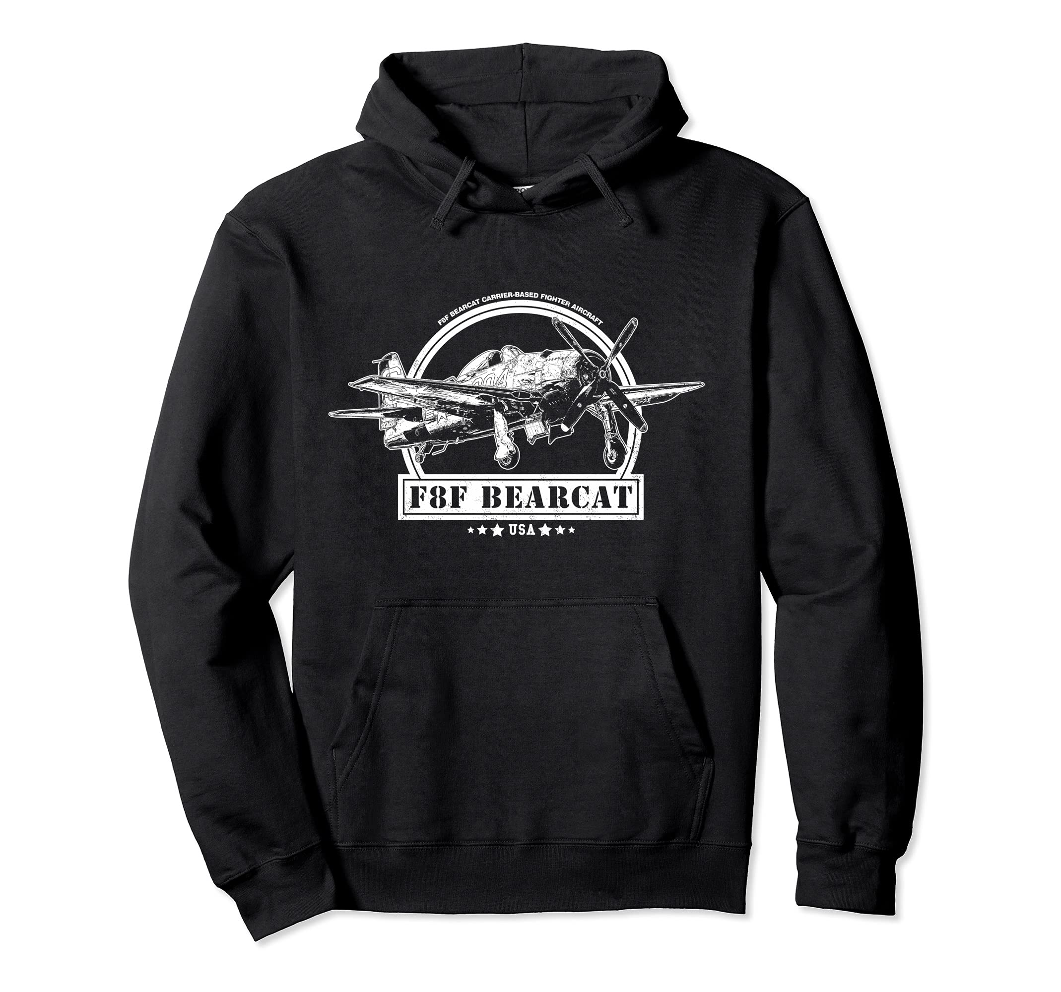 F8F Bearcat Fighter Aircraft Pullover Hoodie