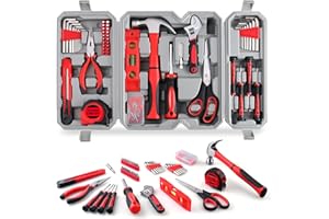 WINNER 160-Piece All-Purpose Household Tool Kit in Delicate Toolbox, Suitable for Both Male and Female, Great for Common Home Repairs, House DIY Project, Garage, Office, Housewarming and Birthday Gift