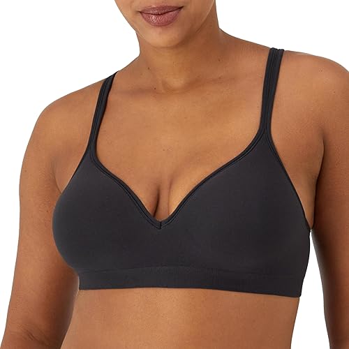 Bali Women's Comfort Revolution Wire Free Bra,Black,40B