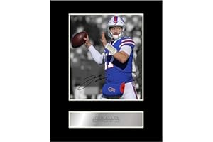 ICONIC PICS Josh Allen Print Signed Mounted Photo Display #01 Printed Autograph Picture Print