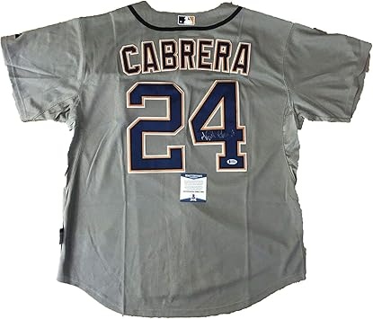miguel cabrera signed jersey