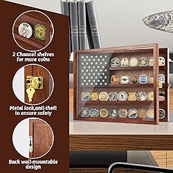 Monsiter QE Challenge Coin Display Case,Military