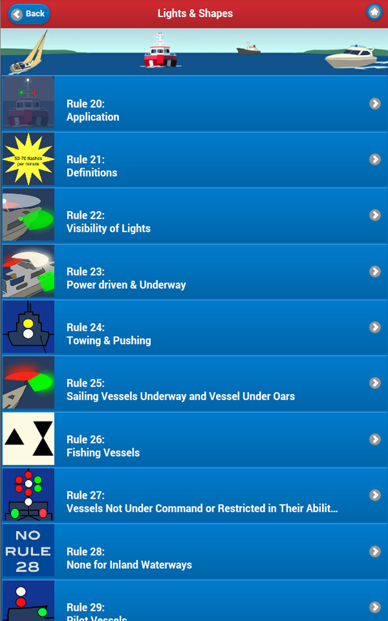 Navigation Rules Inland for Boating & Sailing - Essential Information for All Boat Users. - Thumbnail 6