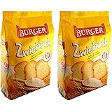 Burger Zwieback Rusk Bread From Germany Pack of 2