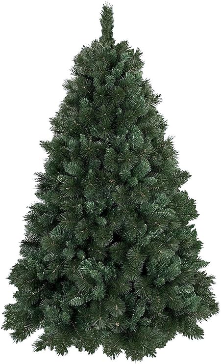 Albero Di Natale Da Esterno Amazon.Salone Negozio Online Albero Di Natale Boston Cm 210 Rami Pvc Ad Aghi Base Cm 145 Interno Esterno Amazon It Casa E Cucina