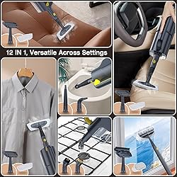ScrubWiz Steam Mop Cleaner with Detachable Handheld