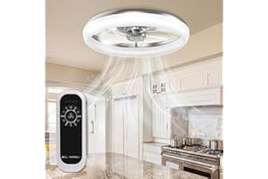 CannonX 14 Inch Ceiling Fan with Lights and Remote, Fandelier Ceiling Fans with Light and Remote, Ventilateur Plafond Avec Lu