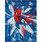 Northwest Disney x NBA Marvel Spiderman Throw Blanket Soft Fleece Silk Touch Throw Official Licensed Bedroom & Couch Decor 46" x 60"