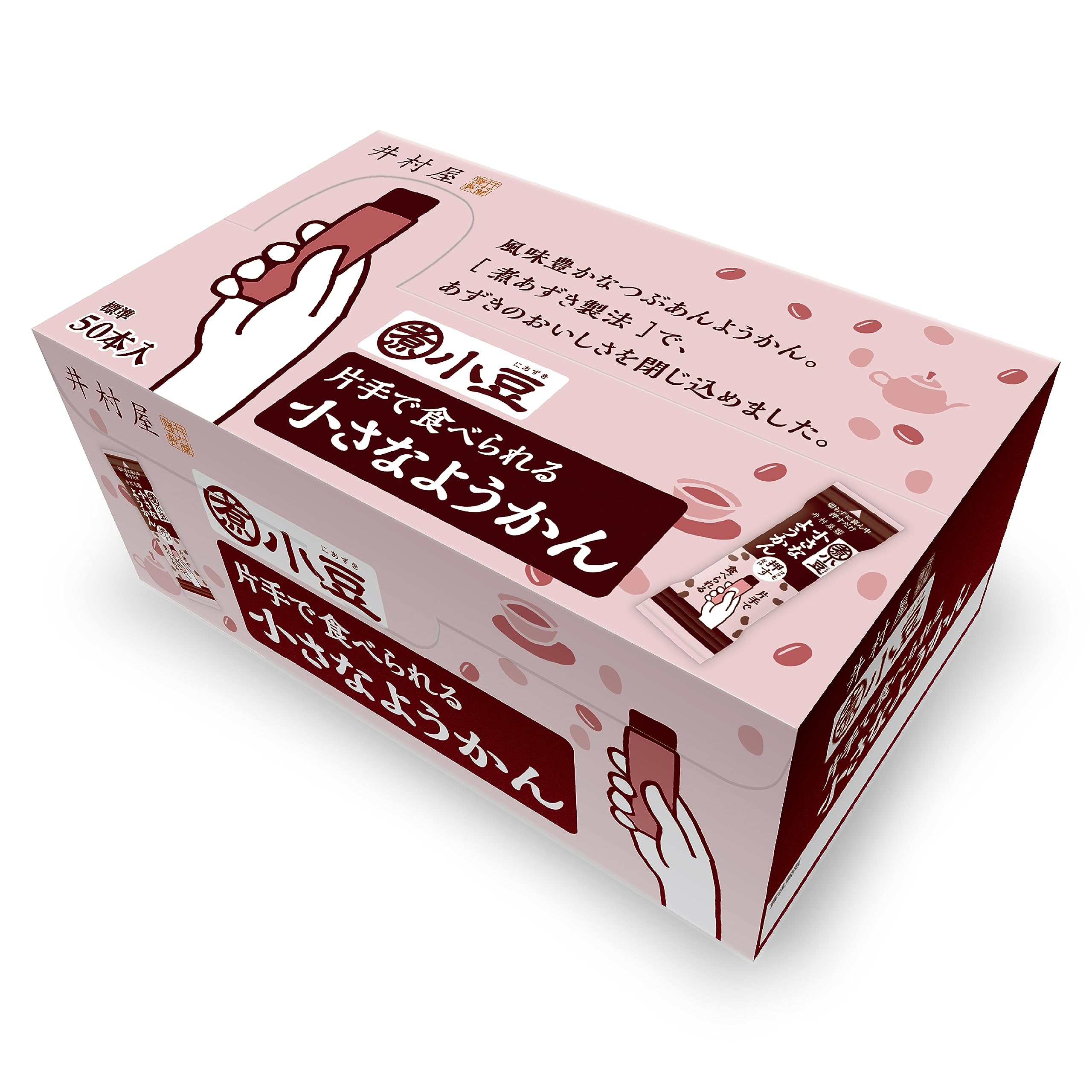 井村屋 大容量 片手で食べられる小さなようかん 750g【スティックタイプ】【つぶあんようかん】【置き菓子】【業務用】【大容量】商品画像