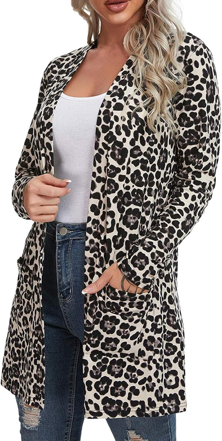 womens printed cardigans