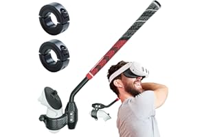 DeadEyeVR - DriVR Golf Club for Meta Quest 3 and Pro - Realistic VR Simulator Handle - Weighted Club Grip for Enhanced Play