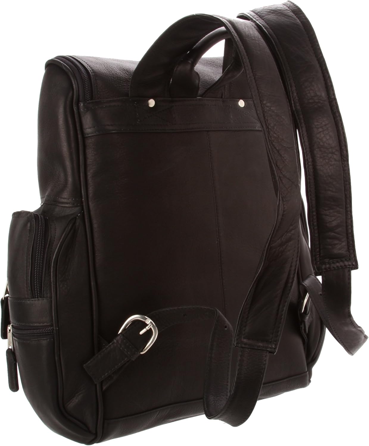 designer leather laptop backpack