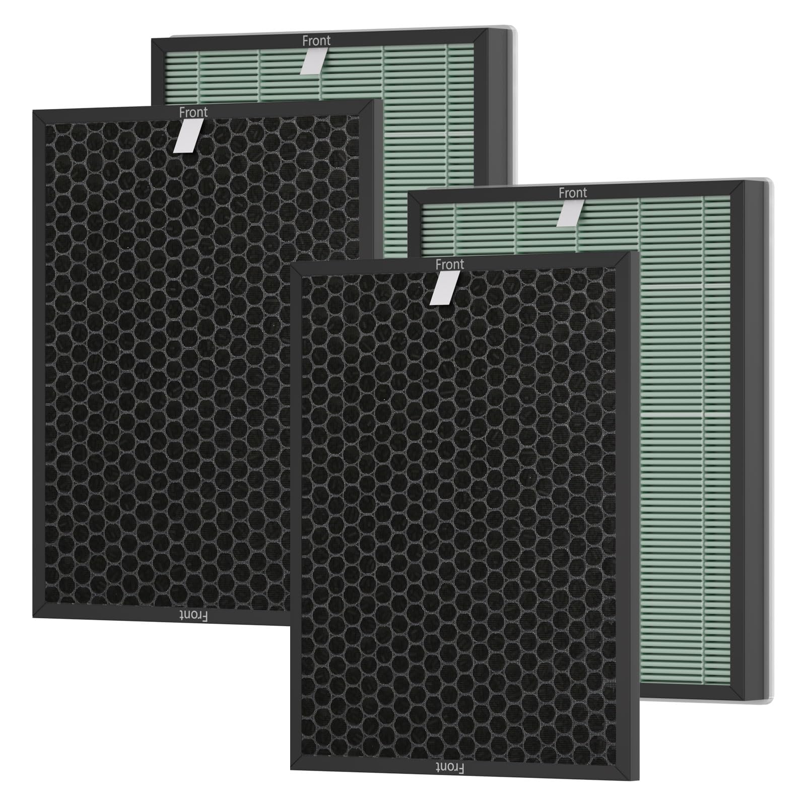 Photo 1 of Ontheone Air Bio-GS 2.0 Filter Replacement Kit Compatible with Rab-bit Air Bio-GS 2.0 Ultra Quiet Air Cleaner Purifier Model SPA-550A and SPA-625A, includes Carbon and HEPA Filter, 2 Set