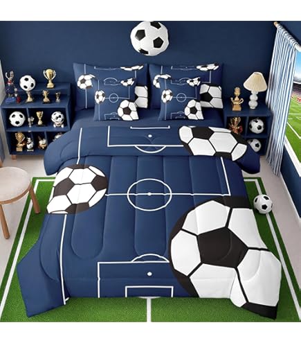 Erosebridal Basketball Comforter Set Twin Size – Sports Themed Bedding With Duvet & Pillowcase
