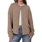 IPMQ Womens Lightweight Open Front Cardigan Sweaters Casual Long Sleeve Sweater Tops Soft Knit Outfits Fall Winter 2025