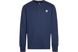 Hurley Boys Long Sleeve Waffle Knit Shirt