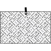 TaylorMade Golf Logo Microfiber CART Towel, Black, 15"X 24"