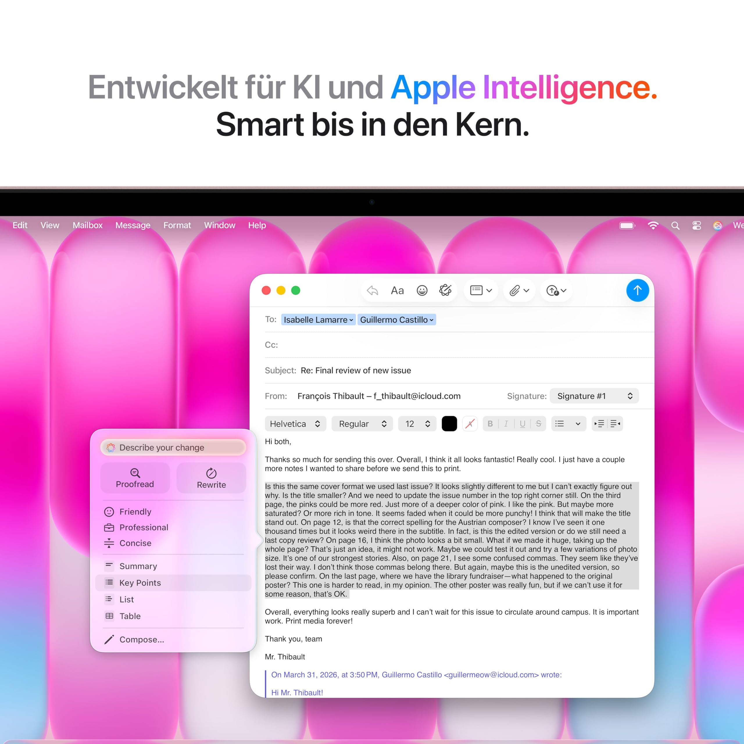 Apple 13" MacBook Neo Laptop mit A18 Pro Chip: Entwickelt für KI und Apple Intelligence, Liquid Retina Display, 8 GB gemeinsamem Arbeitsspeicher, 256 GB SSD Speicher, 1080p FaceTime HD Kamera; Rosa 4