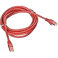 C2G 27862 Cat6 Crossover Cable - Snagless Unshielded Network Crossover Patch Cable, Red (7 Feet, 2.13 Meters)