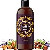 Aromatherapy Sensual Massage Oil for Couples - Relaxing Full Body Massage Oil for Date Night with Sweet Almond Oil - Vegan La