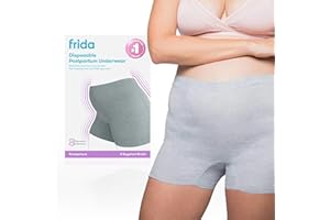 Frida mom Disposable Postpartum Underwear (Without pad) | Super Soft, Stretchy, Breathable, Wicking, Latex-Free, Boyshort Cut