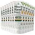Miracle of Aloe Miracle Hand Repair Cream 1 oz Healing Aloe Vera Lotion for Dry, Cracked Hands with 60% Ultra Aloe Gel - Moisturizes, Softens, and Repairs - Non-Greasy (12-Pack)