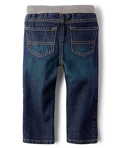 The Children's Place Baby Boys' Pull On Straight Jeans, Liberty
