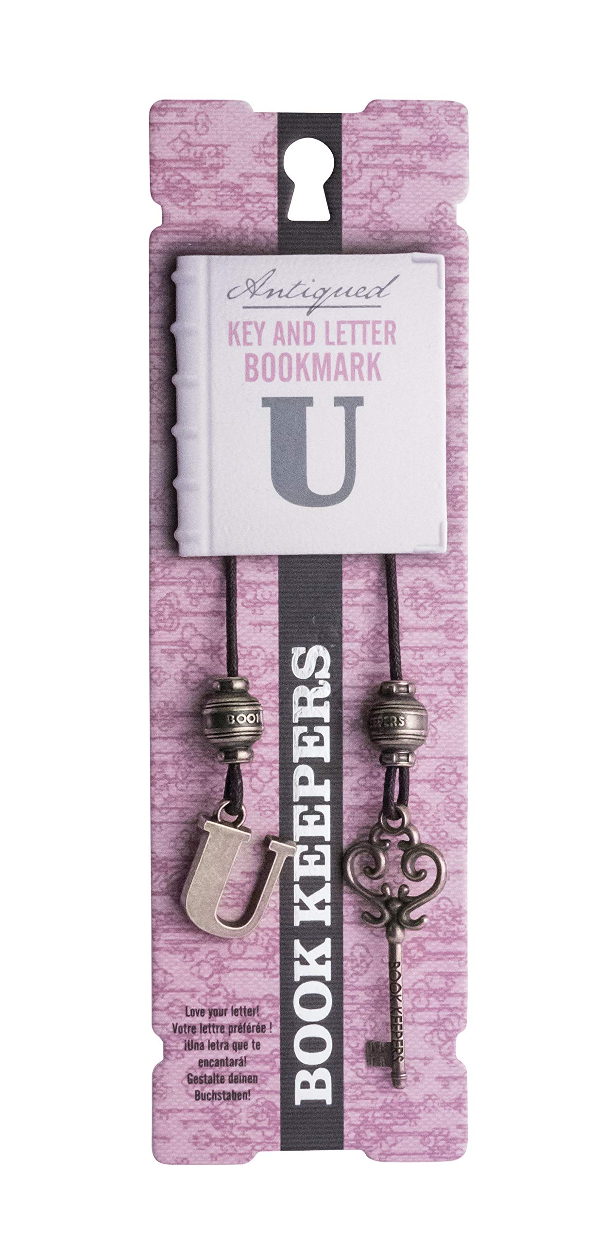 IF Book Keepers Personalised Bookmark - Letter U