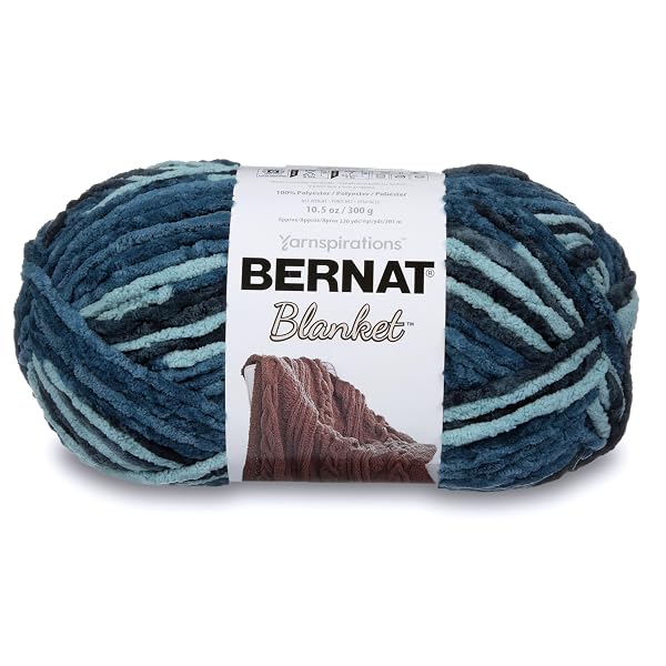 BERNAT BLANKET YARN, TEAL DREAMS