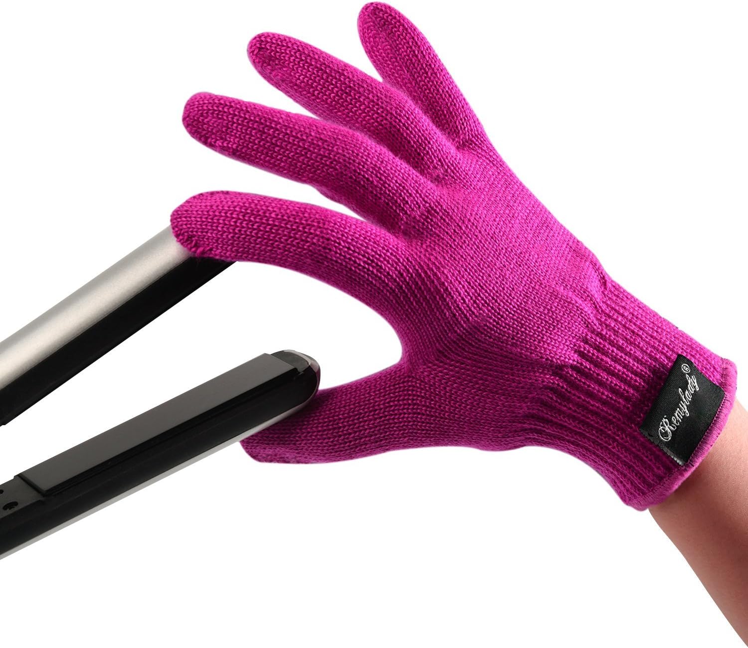 Remylady® Professional Heat Resistant Glove for Curling and Flat Iron (Rose)