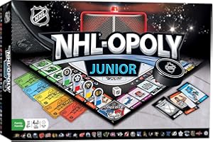 MasterPieces NHL Opoly Junior Board Game, For 2-4 Players, Ages 6+