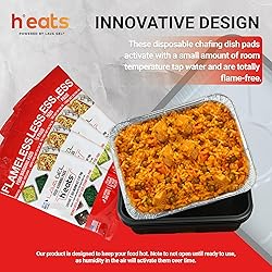 Lava Gel Self-Heating Buffet Kit – Flameless Food