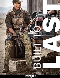 CQR Men's Tactical Pants, Water Resistant Ripstop