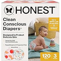 Amazon.com: The Honest Company Clean Conscious Diapers for ...