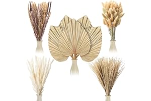 105 Pieces Dried Grass Flower Bouquet Bundle Suitable for Wedding Centerpieces and Indoor Tabletop Decorations Dried Pampas G