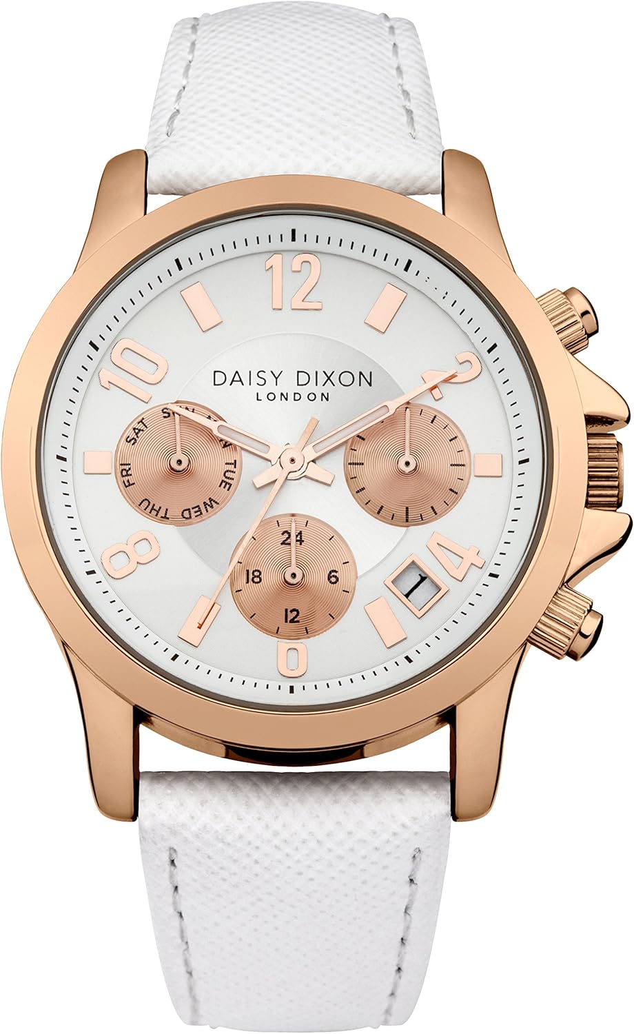 Daisy Dixon Women's Analogue Quartz Watch with Leather Strap DD002WRG