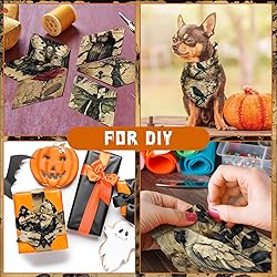 HunnmingRe 20 Pcs 10''x10'' Halloween Quilting